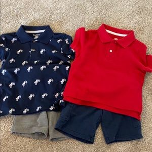 Boys size 4T shirt and  4T shorts